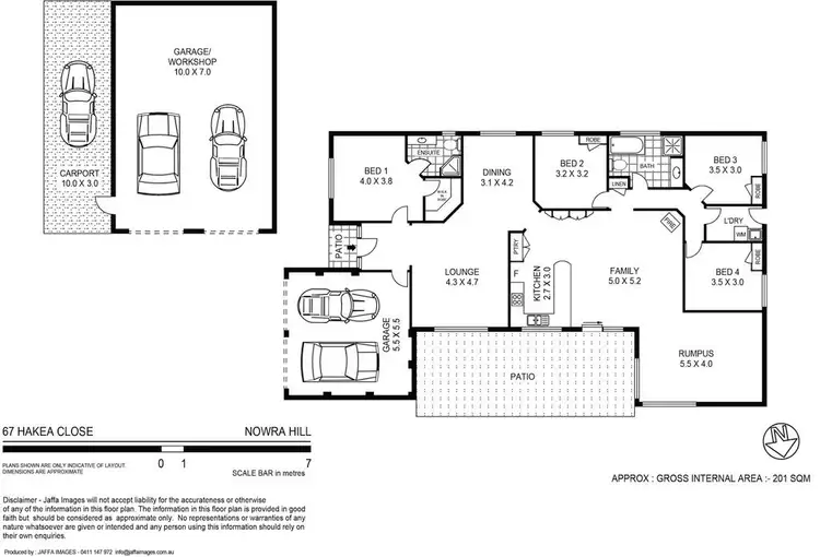 Floorplan of Homely house listing, 188 Cabbage Tree Lane, Nowra Hill NSW 2540