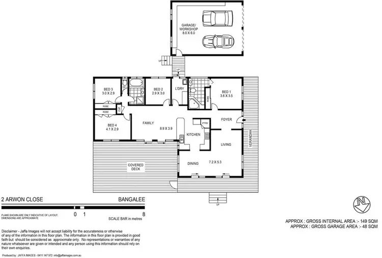Floorplan of Homely house listing, 2 Arwon Close, Bangalee NSW 2541