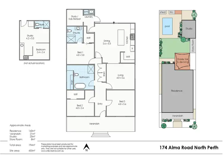 Floorplan of Homely house listing, 174 Alma Road, North Perth WA 6006