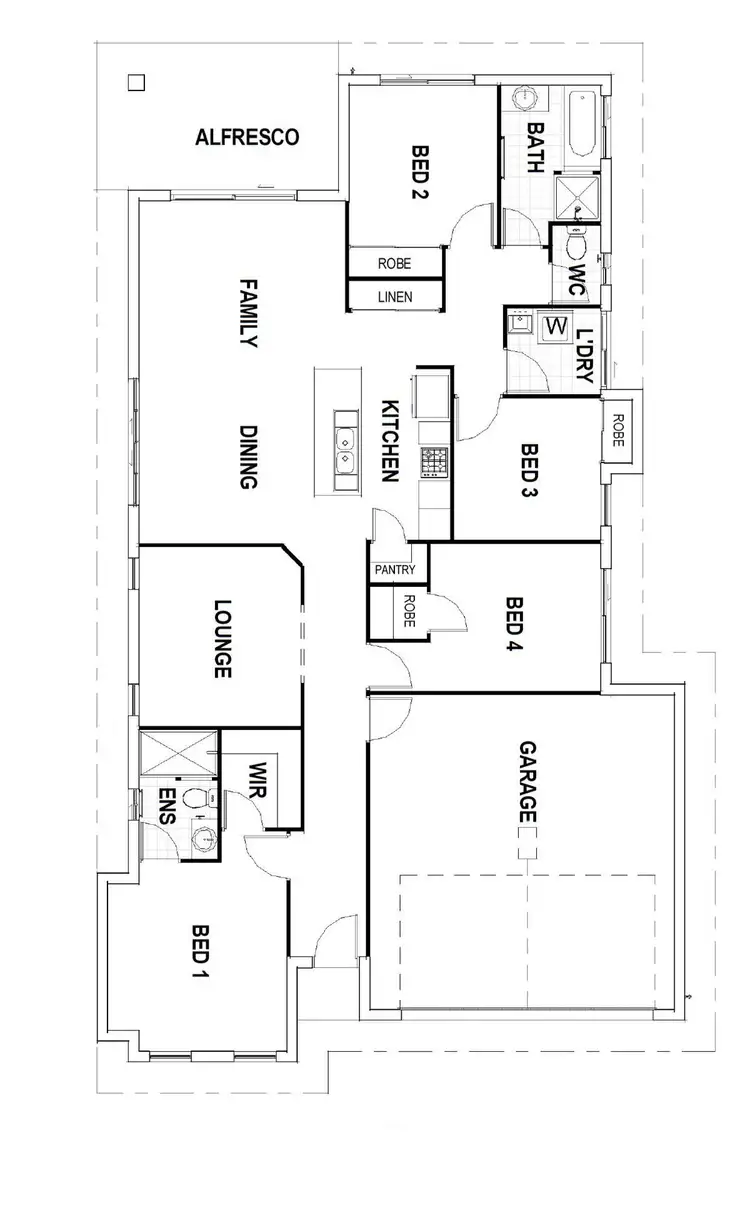 Floorplan of Homely house listing, 18 Blackthorn Street, Mount Low QLD 4818