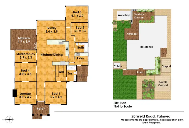 Floorplan of Homely house listing, 20 Weld Road, Palmyra WA 6157