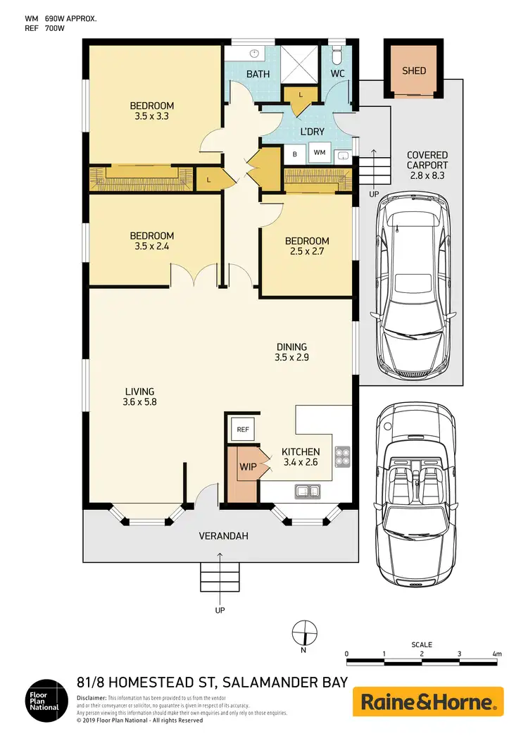 Floorplan of Homely villa listing, 81-8 Homestead Street, Salamander Bay NSW 2317