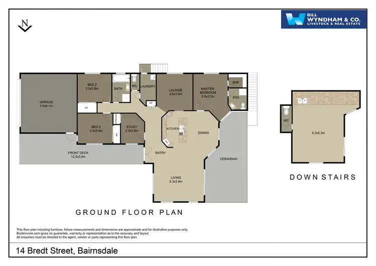 Floorplan of Homely house listing, 14 Bredt St, Bairnsdale VIC 3875