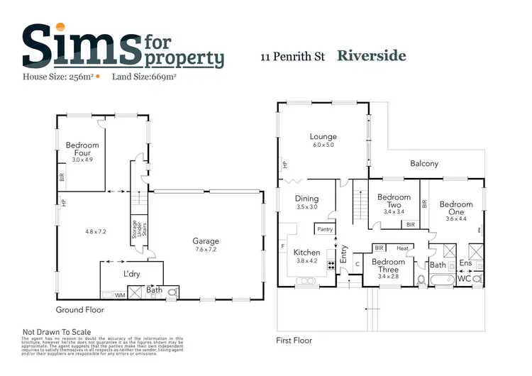 Floorplan of Homely house listing, 11 Penrith Street, Riverside TAS 7250