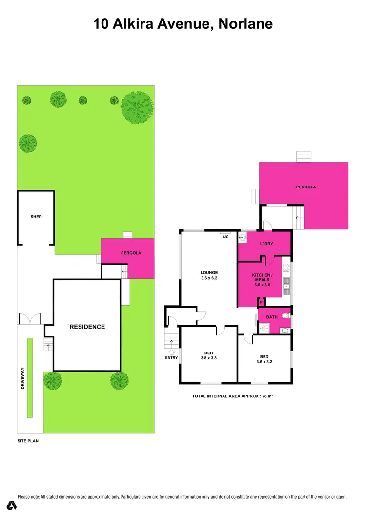 Floorplan of Homely house listing, 10 Alkira Avenue, Norlane VIC 3214