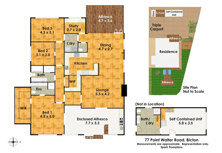 Floorplan of Homely house listing, 77 Point Walter Road, Bicton WA 6157