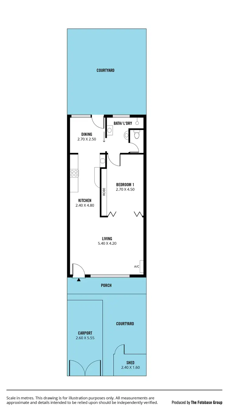 Floorplan of Homely unit listing, 2/26 The Strand, Reynella SA 5161