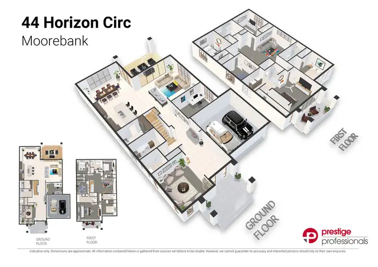 Floorplan of Homely house listing, 44 Horizon Circuit, Moorebank NSW 2170