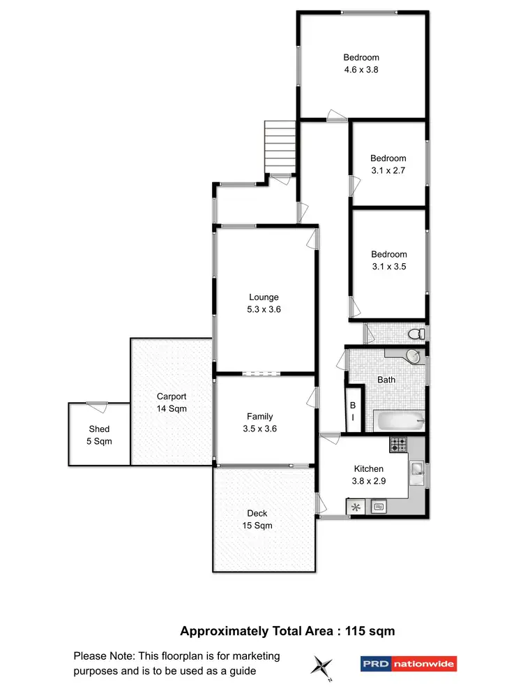Floorplan of Homely house listing, 32 Ash Street, Lutana TAS 7009