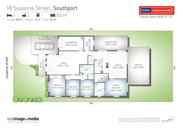 Floorplan of Homely house listing, 18 Susanne Street, Southport QLD 4215