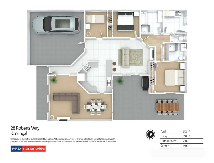 Floorplan of Homely house listing, 28 Roberts Way, Kooringal NSW 2650