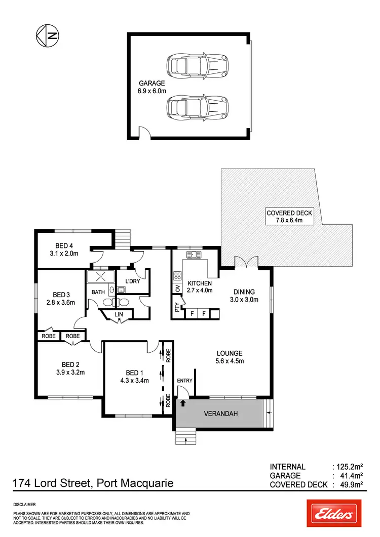 Floorplan of Homely house listing, 174 Lord Street, Port Macquarie NSW 2444