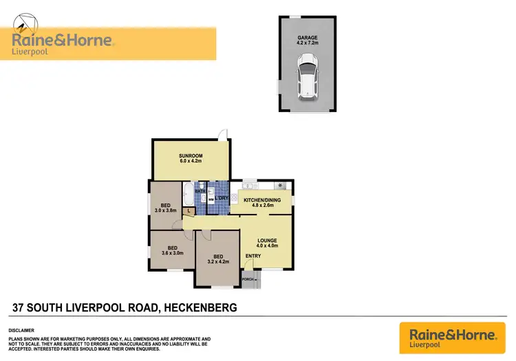 Floorplan of Homely house listing, 37 South Liverpool Road, Heckenberg NSW 2168