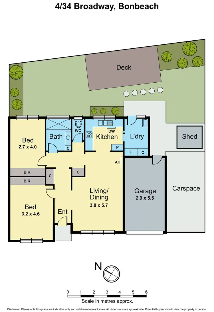 Floorplan of Homely villa listing, 4/34 Broadway, Bonbeach VIC 3196