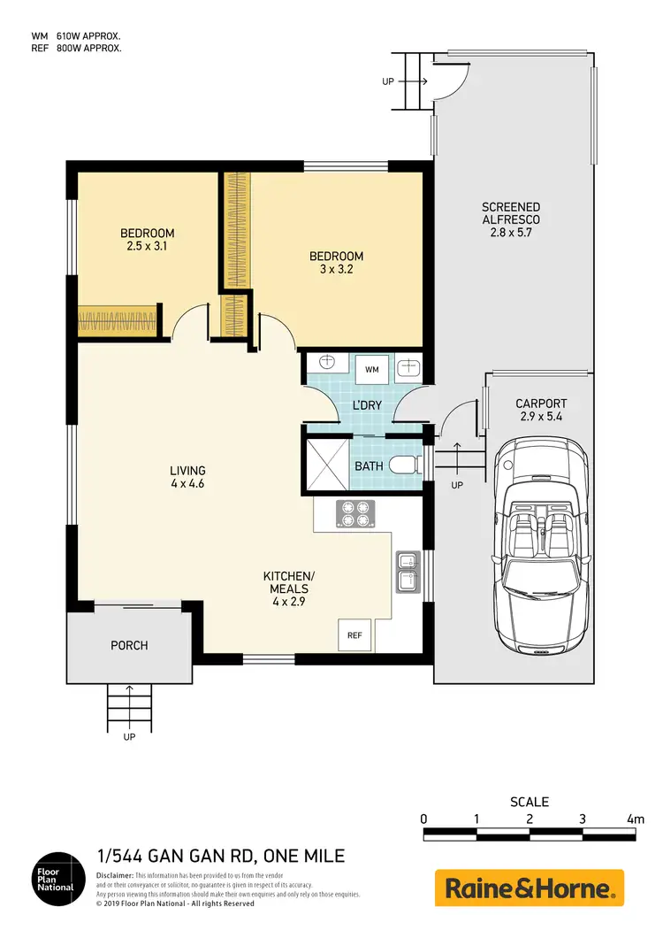 Floorplan of Homely house listing, 1/554 Gan Gan Road, One Mile NSW 2316