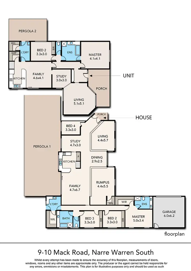Floorplan of Homely house listing, 9-10 Mack Road, Narre Warren South VIC 3805