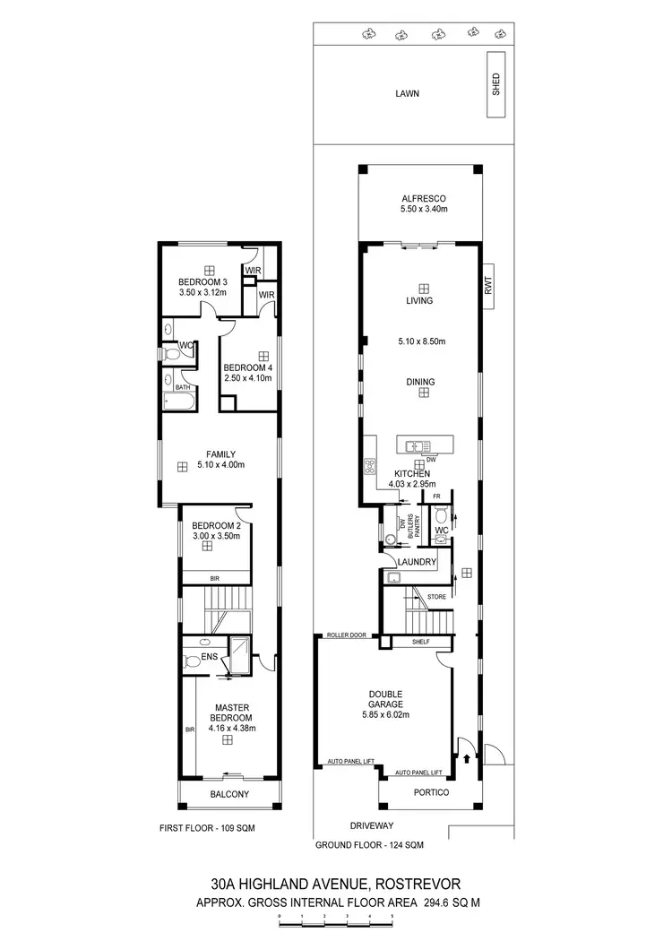 Floorplan of Homely house listing, 30A Highland Avenue, Rostrevor SA 5073