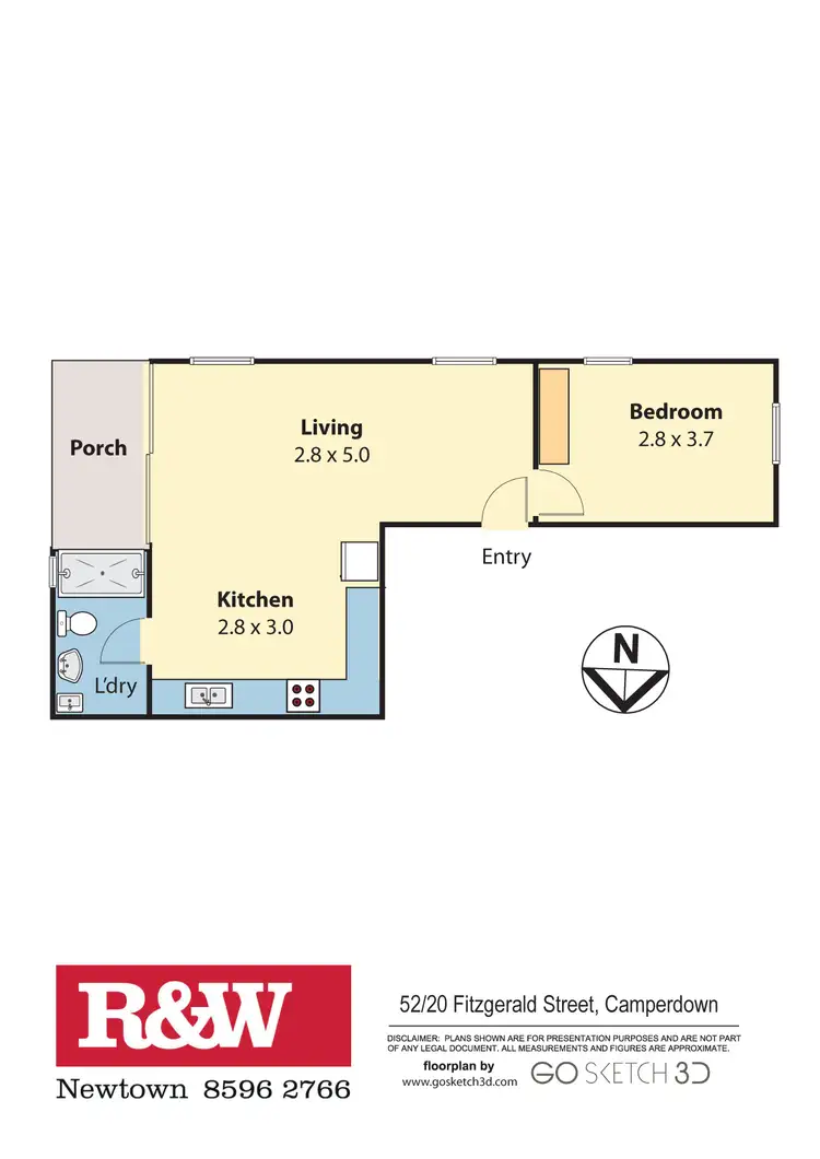 Floorplan of Homely apartment listing, 52/20 Fitzgerald Street, Newtown NSW 2042