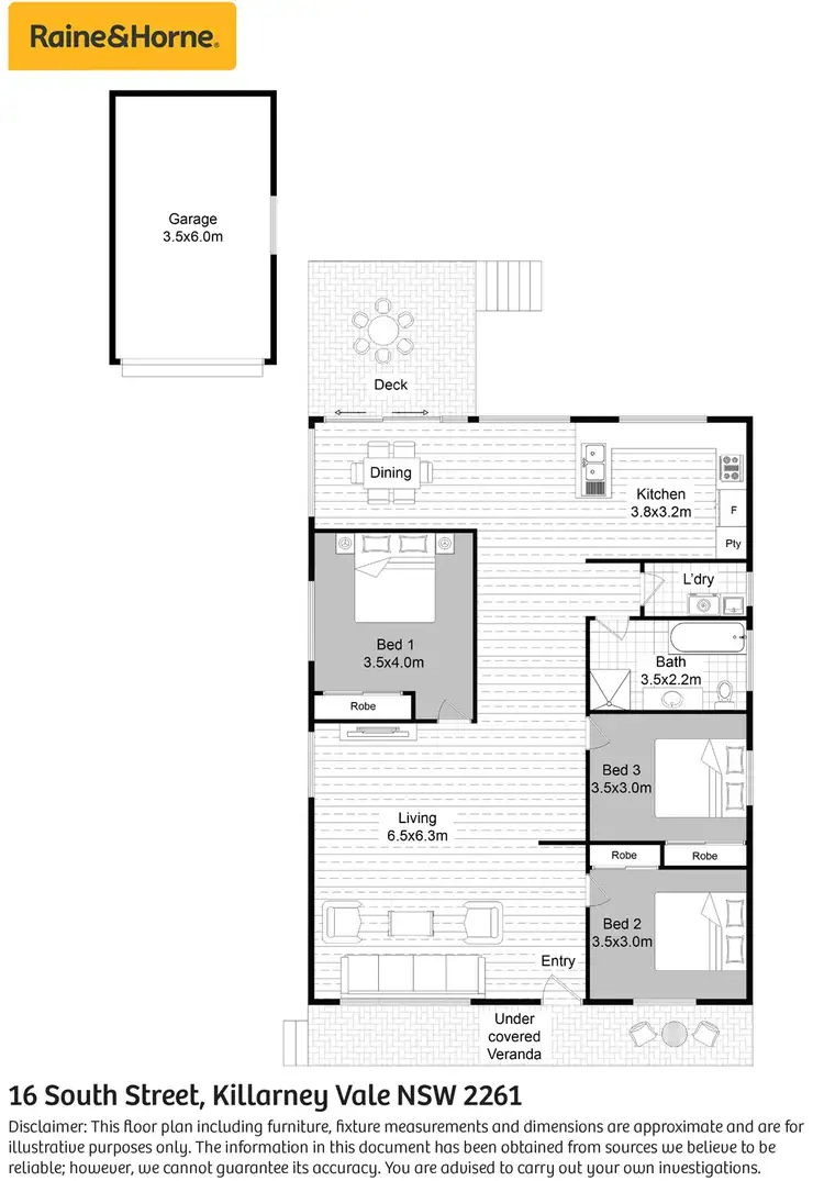Floorplan of Homely house listing, 16 South Street, Killarney Vale NSW 2261