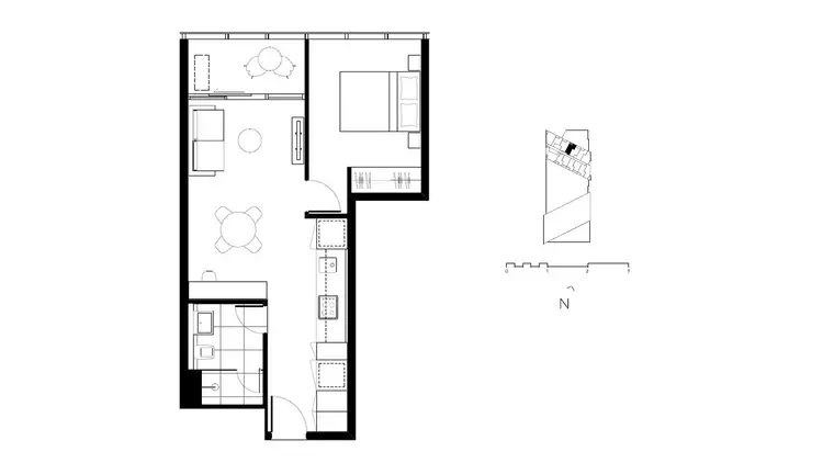 Floorplan of Homely apartment listing, 904/421 Docklands Drive, Docklands VIC 3008