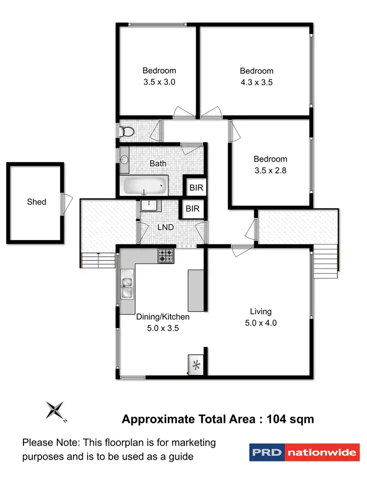 Floorplan of Homely house listing, 36 Fisher Drive, Herdsmans Cove TAS 7030