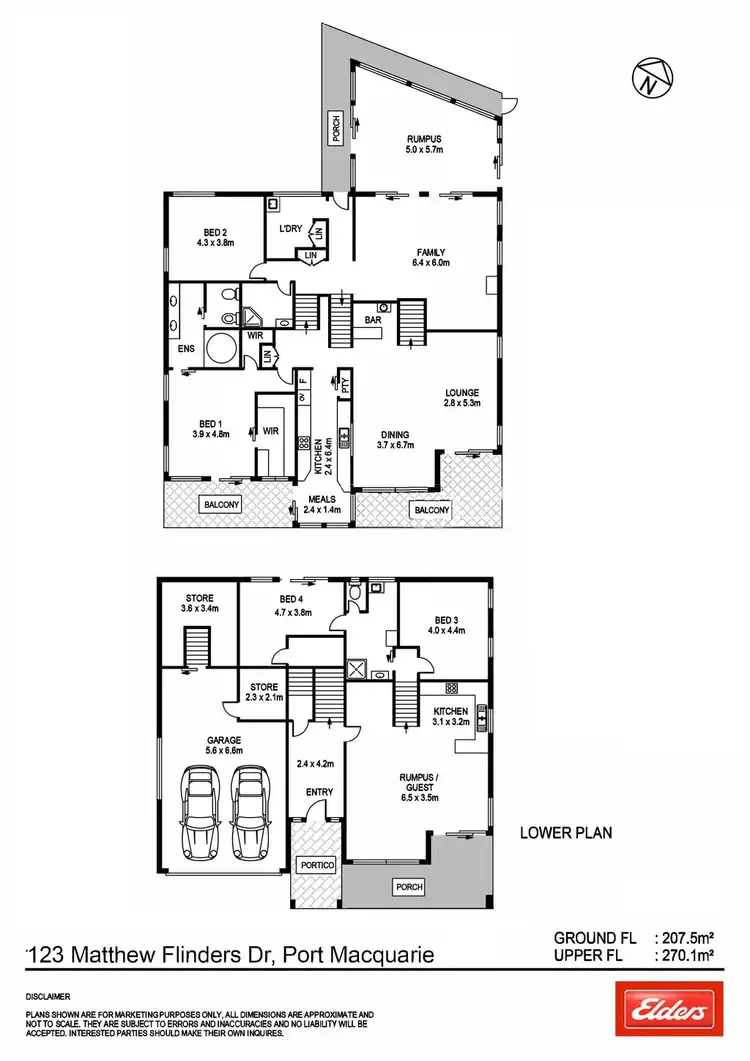 Floorplan of Homely house listing, 123 Matthew Flinders Drive, Port Macquarie NSW 2444