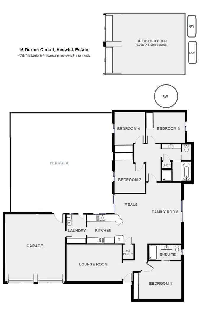 Floorplan of Homely house listing, 16 Durum Circuit, Dubbo NSW 2830