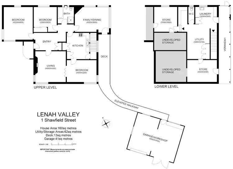 Floorplan of Homely house listing, 1 Shawfield Street, Lenah Valley TAS 7008