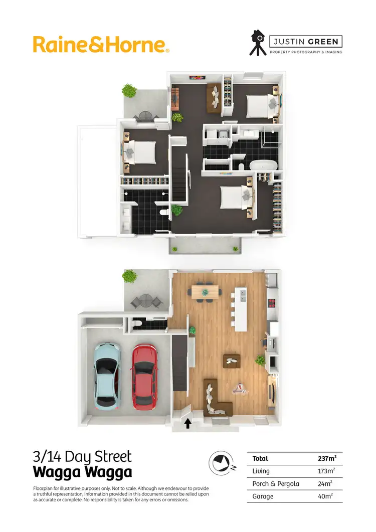 Floorplan of Homely house listing, 3/14 Day Street, Wagga Wagga NSW 2650