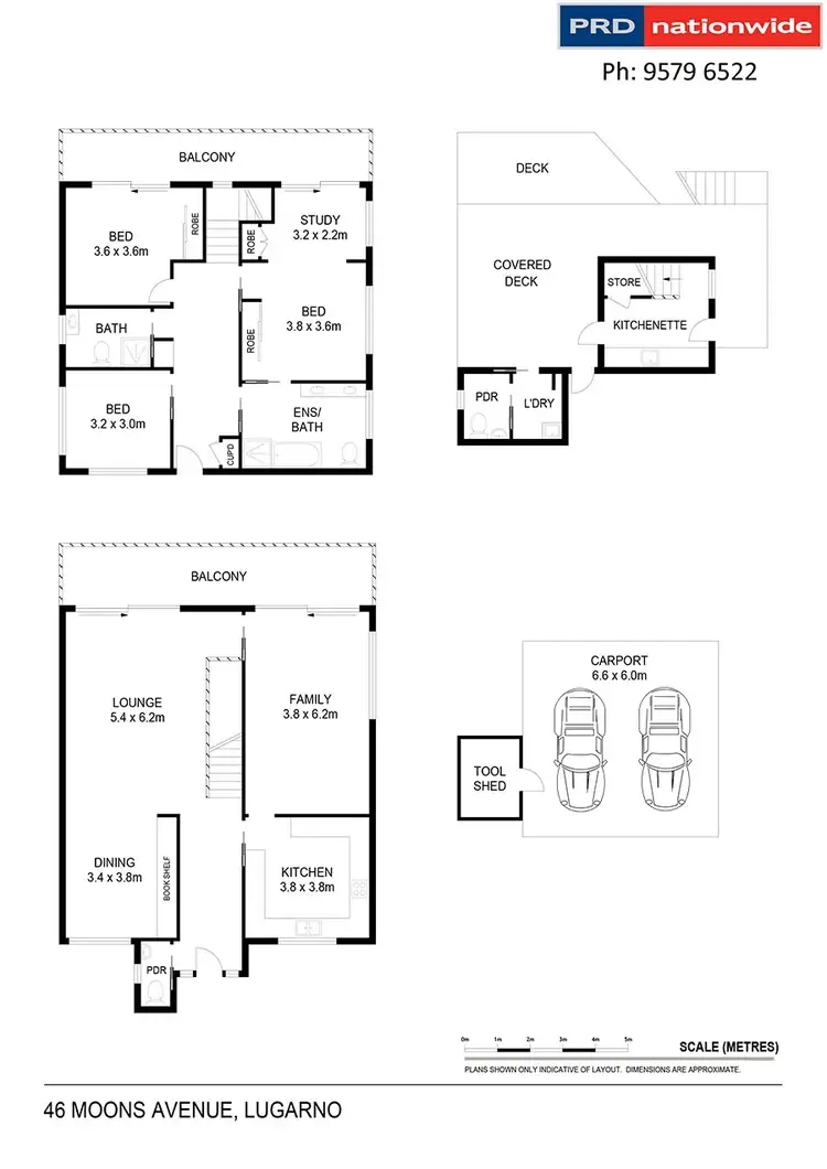 Floorplan of Homely house listing, 46 Moons Avenue, Lugarno NSW 2210