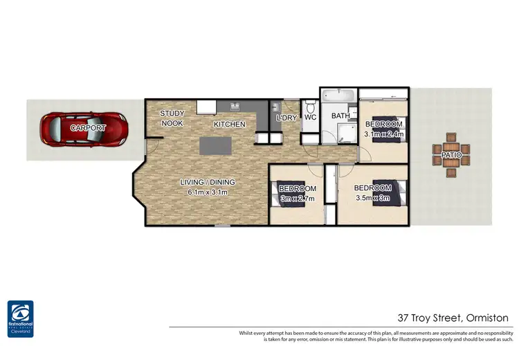Floorplan of Homely house listing, 37 Troy Street, Ormiston QLD 4160