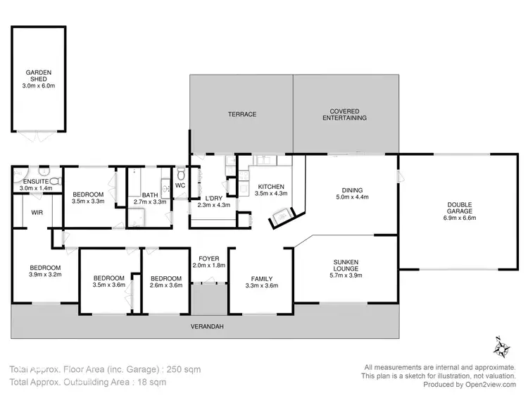 Floorplan of Homely house listing, 18 Golden Grove Drive, Blackmans Bay TAS 7052
