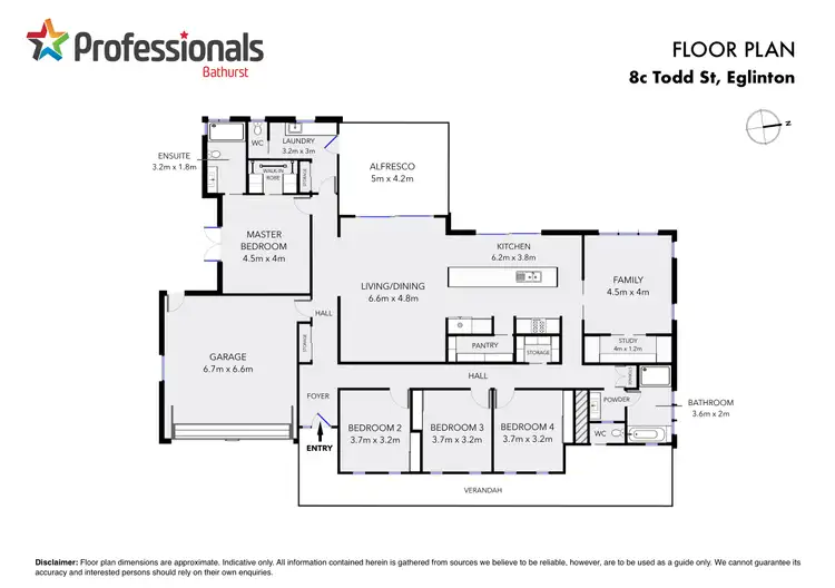 Floorplan of Homely house listing, 8C Todd Street, Eglinton NSW 2795