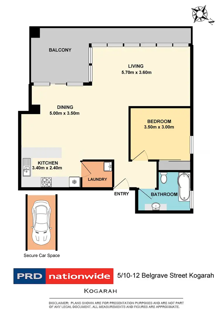 Floorplan of Homely apartment listing, 5/10-12 Belgrave Street, Kogarah NSW 2217