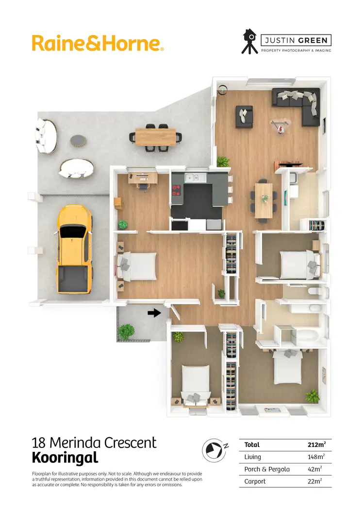 Floorplan of Homely house listing, 18 Merinda Crescent, Kooringal NSW 2650