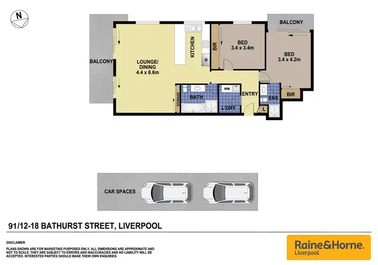 Floorplan of Homely unit listing, 91/12-18 Bathurst Street, Liverpool NSW 2170