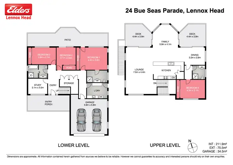 Floorplan of Homely house listing, 24 Blue Seas Parade, Lennox Head NSW 2478