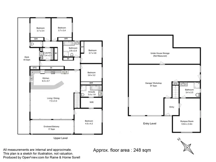 Floorplan of Homely house listing, 10 Erica Place, Oakdowns TAS 7019