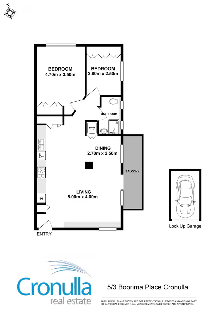 Floorplan of Homely apartment listing, 5/3 Boorima Place, Cronulla NSW 2230