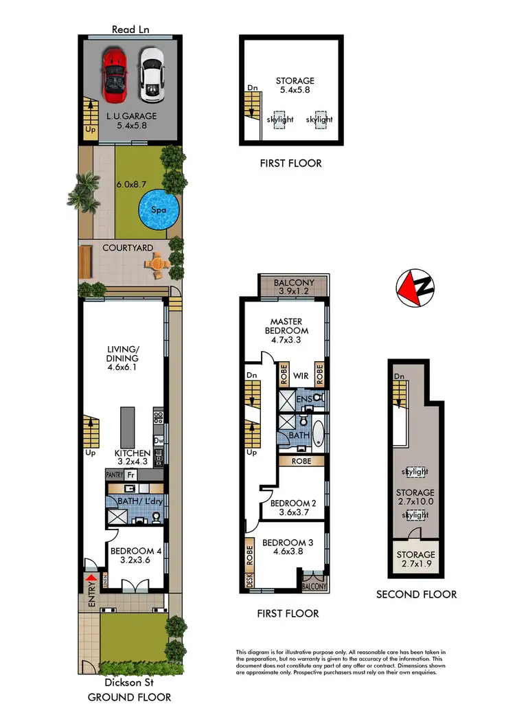 Floorplan of Homely house listing, 18 Dickson Street, Bronte NSW 2024