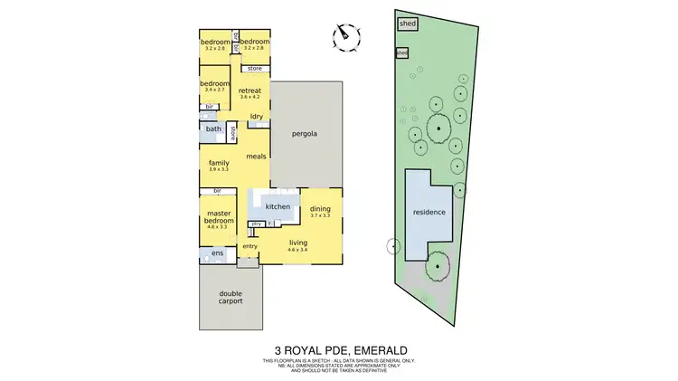 Floorplan of Homely house listing, 3 Royal Parade, Emerald VIC 3782