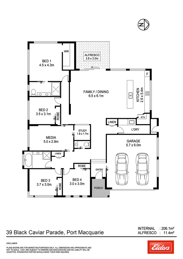 Floorplan of Homely house listing, 39 Black Caviar Parade, Port Macquarie NSW 2444