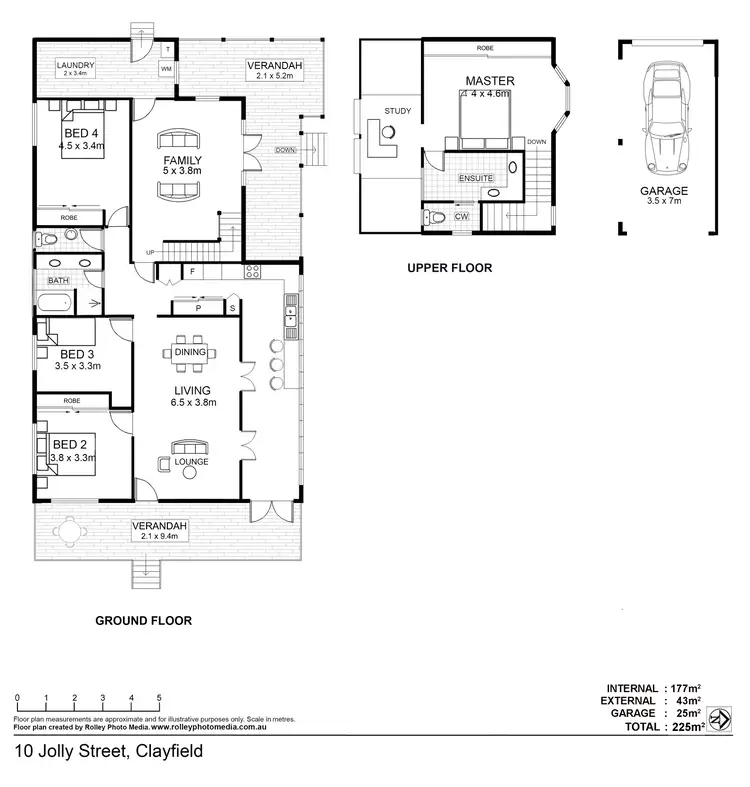 Floorplan of Homely house listing, 10 Jolly Street, Clayfield QLD 4011