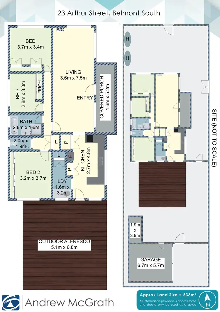Floorplan of Homely house listing, 23 Arthur Street, Belmont South NSW 2280