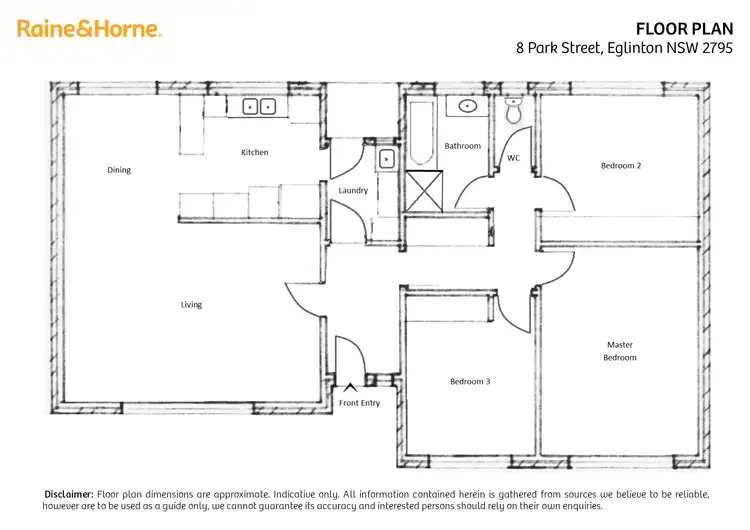 Floorplan of Homely house listing, 8 Park Street, Eglinton NSW 2795