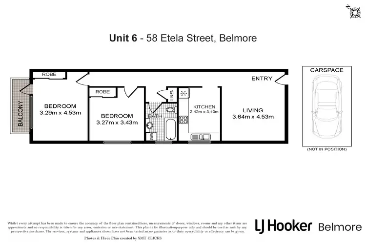 Floorplan of Homely apartment listing, 3/58 Etela Street, Belmore NSW 2192