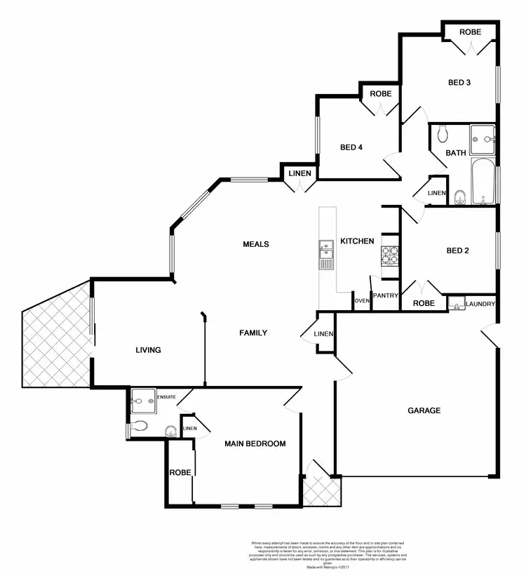 Floorplan of Homely house listing, 32 Ruby Road, Rutherford NSW 2320