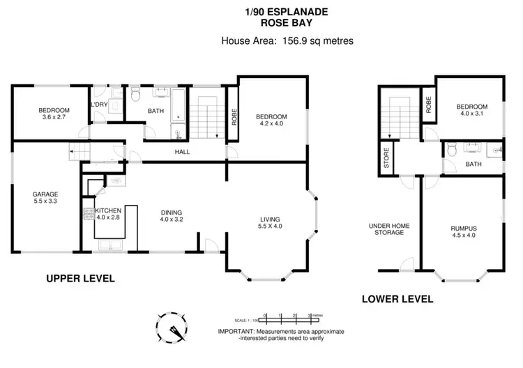 Floorplan of Homely house listing, 1/90 Esplanade, Rose Bay TAS 7015