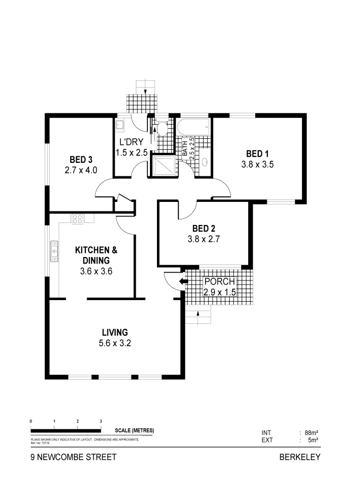 Floorplan of Homely house listing, 9 Newcombe Street, Berkeley NSW 2506