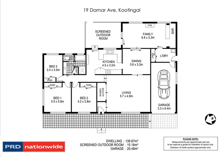 Floorplan of Homely house listing, 19 Damar Avenue, Kootingal NSW 2352